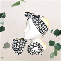 Black Skulls Pet & Owner Accessory Set