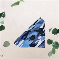 Blue Camouflage Pet Bandana