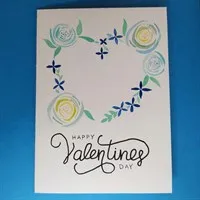 Blue Valentine's Card