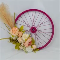 Blush Pink Roses And Peony Wreath