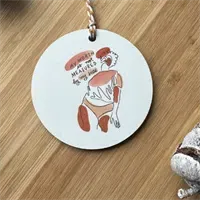 Body Positive Wooden Hanging Decoration