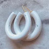 Boho Speckled Hoops