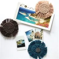 Boho Spiral Macrame Magnet