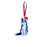 Border Collie Christmas Tree Decoration