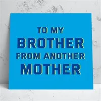 Brother From Another Greeting Card