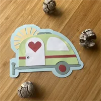 Camper/tourer Handmade Birthday Card