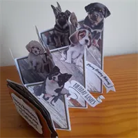 Cascade folded Awesome Husband Dogs Birt 4