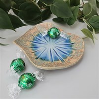 Ceramic sunburst patterned trinket dish (sweets not included!)