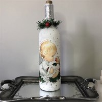 Cherub And Robin Led Light Up Bottle
