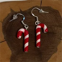 Christmas Candy Cane Earrings 4