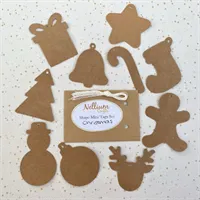 Christmas Shape Variety 20 Gift Tag Set 4