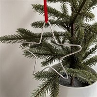 Christmas Star Tree Wire Decoration