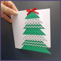 Christmas Tree Handmade Card 7