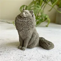 Concrete Cat Memorial Figurine