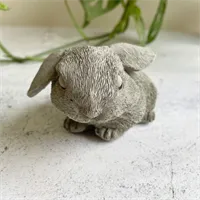 Concrete rabbit statue | pet loss | conc 3