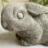 Concrete rabbit statue | pet loss | conc 5 gallery shot 13