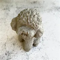 Concrete teddy dog statue | pet statue | 2 gallery shot 14