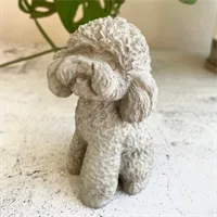 Concrete teddy dog statue | pet statue | 5 gallery shot 2