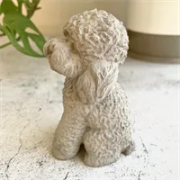 Concrete teddy dog statue | pet statue | 6 gallery shot 5