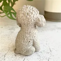 Concrete teddy dog statue | pet statue | 10 gallery shot 6