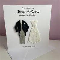 Congratulations Wedding Card Mr & Mrs  1 gallery shot 1