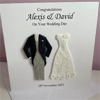 Congratulations Wedding Card Mr & Mrs  4 gallery shot 3