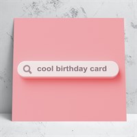 Cool Search Birthday Card