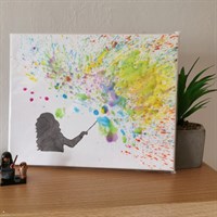 Crayon Art canvas - magic
