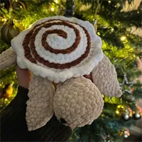 Crochet Cinnamon Roll/Strawberry Turtle  4