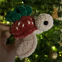 Crochet Cinnamon Roll/Strawberry Turtle  7