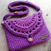 Crochet Cross-body Clutch Bag