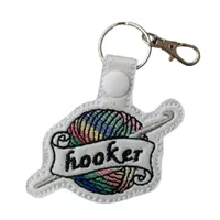Crochet Keyring - Hooker | Crochet Gift