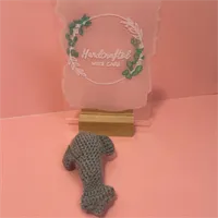 Crochet manatee toy 3