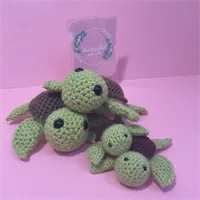 Crochet turtle toy 1 gallery shot 5