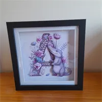 Cute Alphabet Shadow Box, Layered Card 9