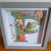 Cute Alphabet Shadow Box, Layered Cardst 3