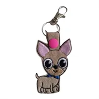 Cute Chihuahua Keychain