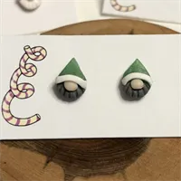 Cute Christmas Gonk Gnome Stud Earrings 9 gallery shot 15