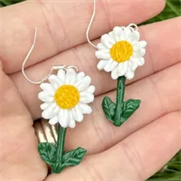 Cute Daisy Flower Earrings 2