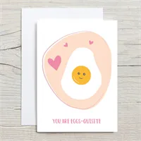 Cute Egg Pun Valentines Card 1 gallery shot 3