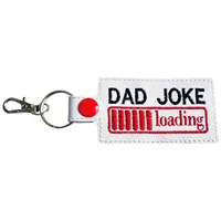 Dad Joke Loading Keyring