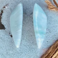 Dagger Studs With Blue Hues