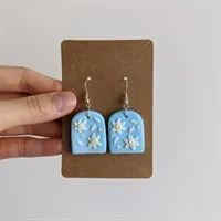 Daisy Polymer Clay Earrings