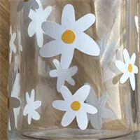 Daisy Retro/vintage Glass Bottle