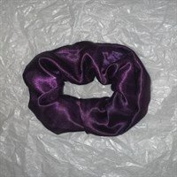 Dark Purple Luxury Silky Scrunchy