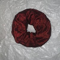 Dark Red Luxury Scrunchie