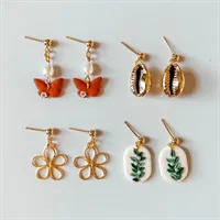 Delicate Butterfly Pearl Earrings 5