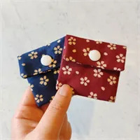 Mini Discreet Sanitary Pouch Flowers