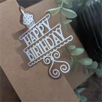 Double Fold Happy Birthday Card