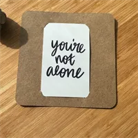 Affirmation Double-side Metal Card
